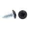 Prime-Line Sheet Metal Screw, S-Tap Pan Head Phil Dr No. 10 X 1/2in Zinc Pl Steel Black Head 25PK 9155151 - alternate 3